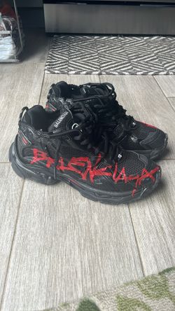 Red Graffiti Balenciaga Runners