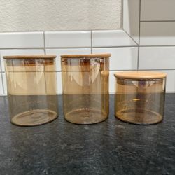 Glass Canisters 