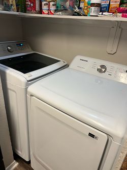 Furniture, washer, and dryer