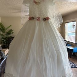Vestido De Primera Comunión/First Communion Dress
