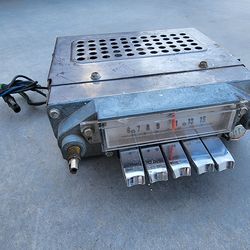 OEM 1963 Mercury Dash AM Push Button Radio Original 63 Merc FOMOCO