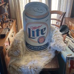 Metal sign Miller light