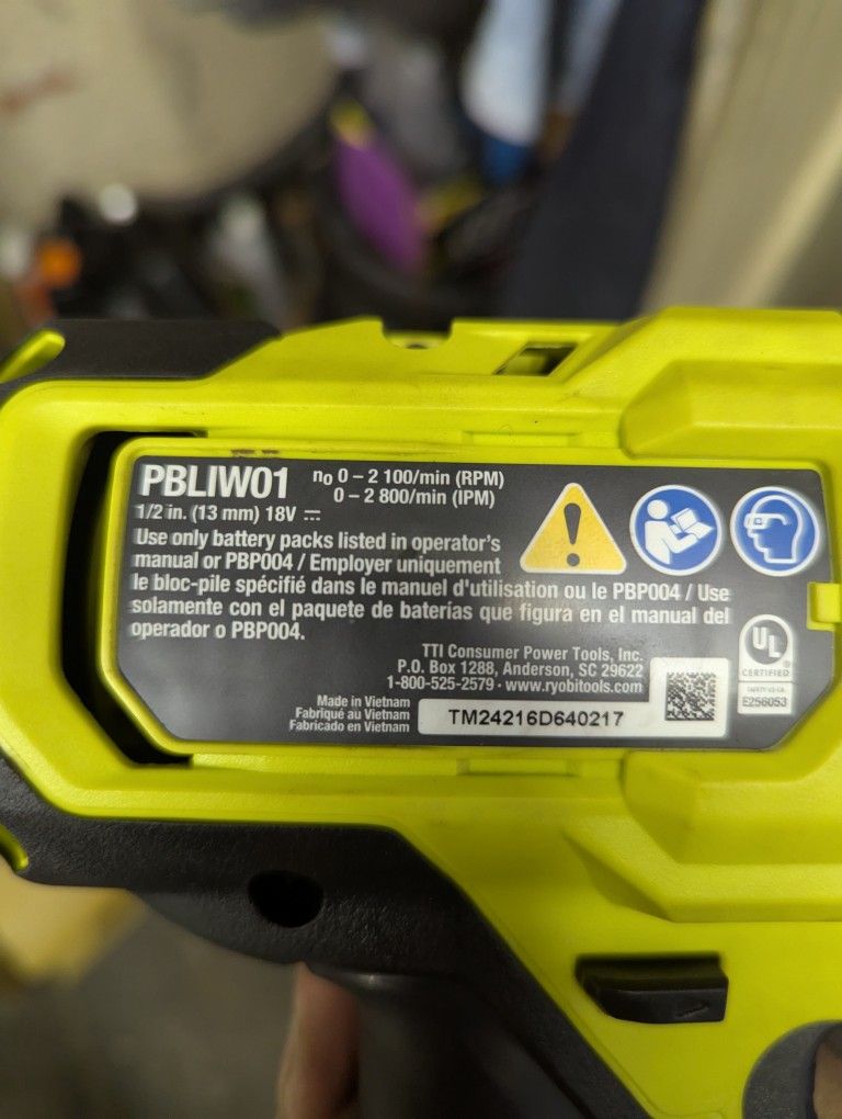 Ryobi 1/2 Impact