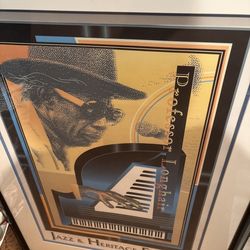 1993 New Orleans Jazz & Heritage Festival poster, which honors the musician Professor Longhair