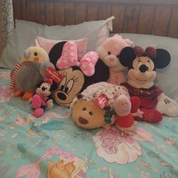 Baby Peluche Minnie And Mickey 