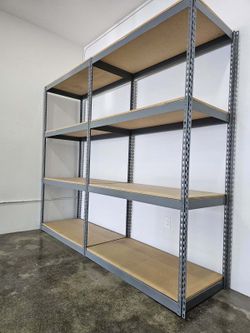 48 in W x 24 in D Boltless Storage Supply Shelves 4 Tier Level Heavy Duty Rack Shelving Delivery Available