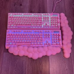 razer BlackWidow v3 Keyboard Quartz Pink ×2