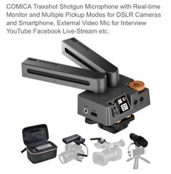Shotgun Microphone For DSLR Camera, New
