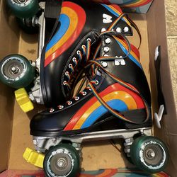 Moxi Skates Rainbow Rider size 8