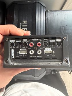 Sound system setup.