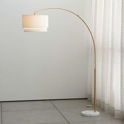 Crate And Barrel Meryl Arc Floor lamp 85”