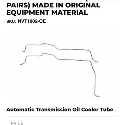Transmission Coolant Lines