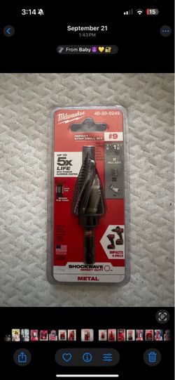 Milwaukee impact step drillbit