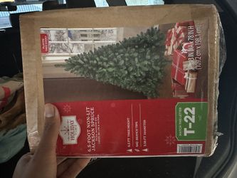 Christmas Tree, Lights, And Decorations