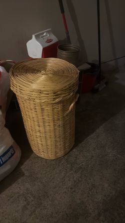 Basket 3 feet tall with lid