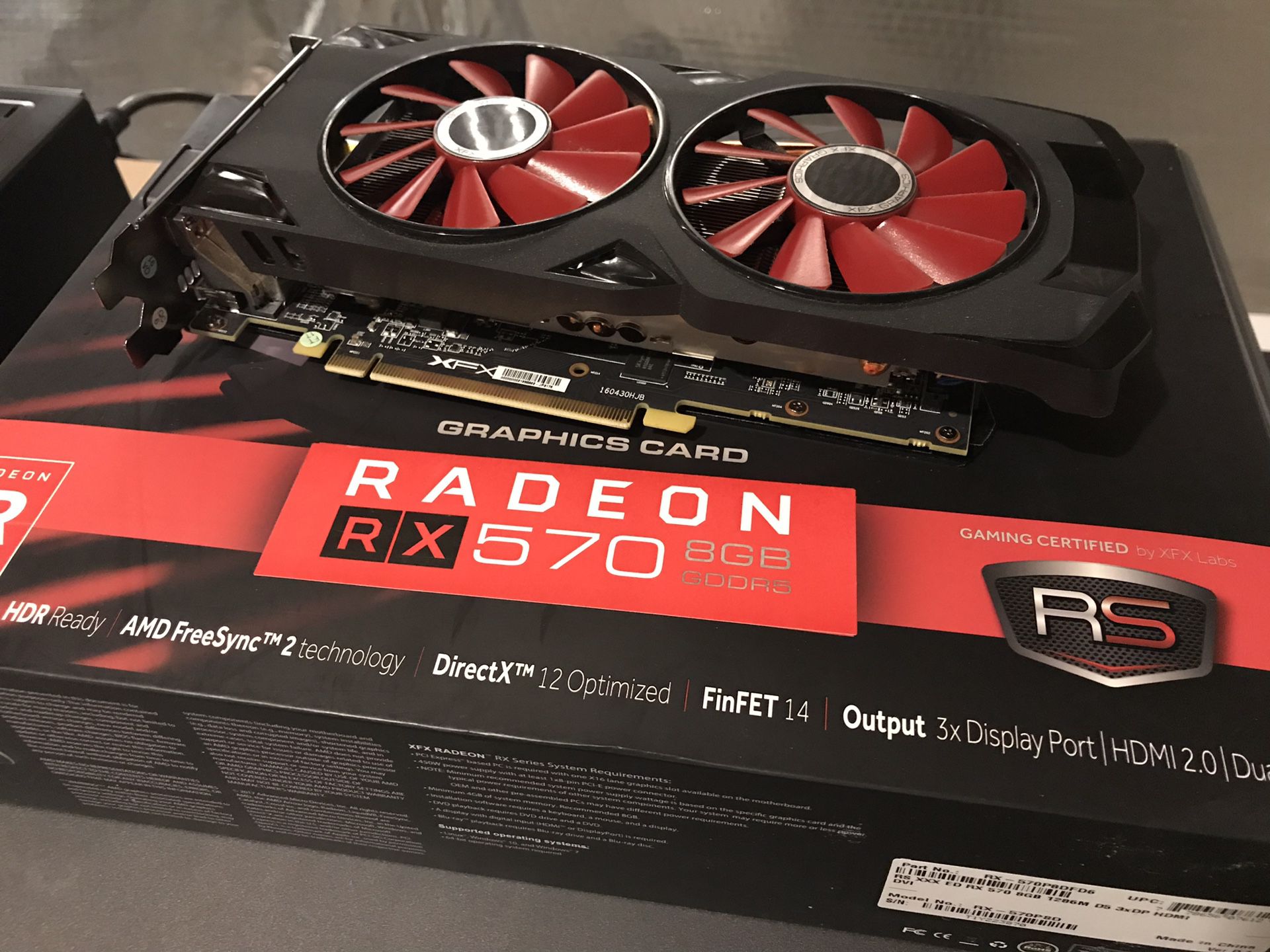 Gaming / VR GPU - XFX Radeon RX570 XXX 8Gb