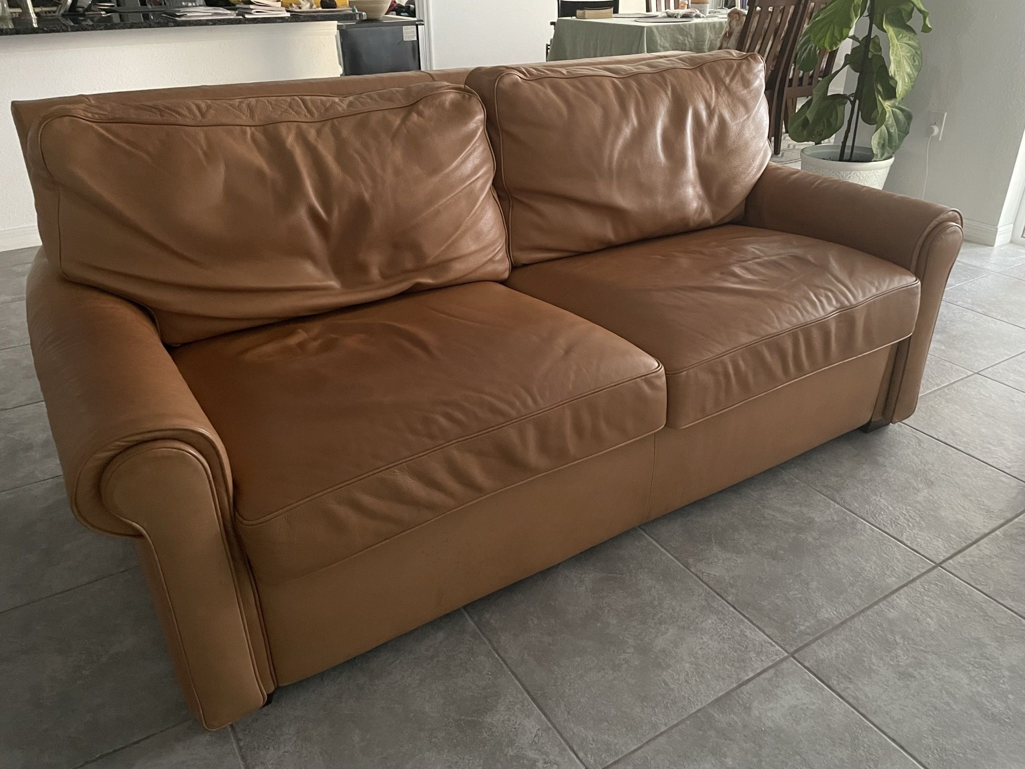 Robb & Stucky - Real American Leather Sofa bed