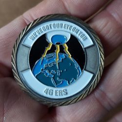 Usaf 46ers White Devil Peacemakers Medallion