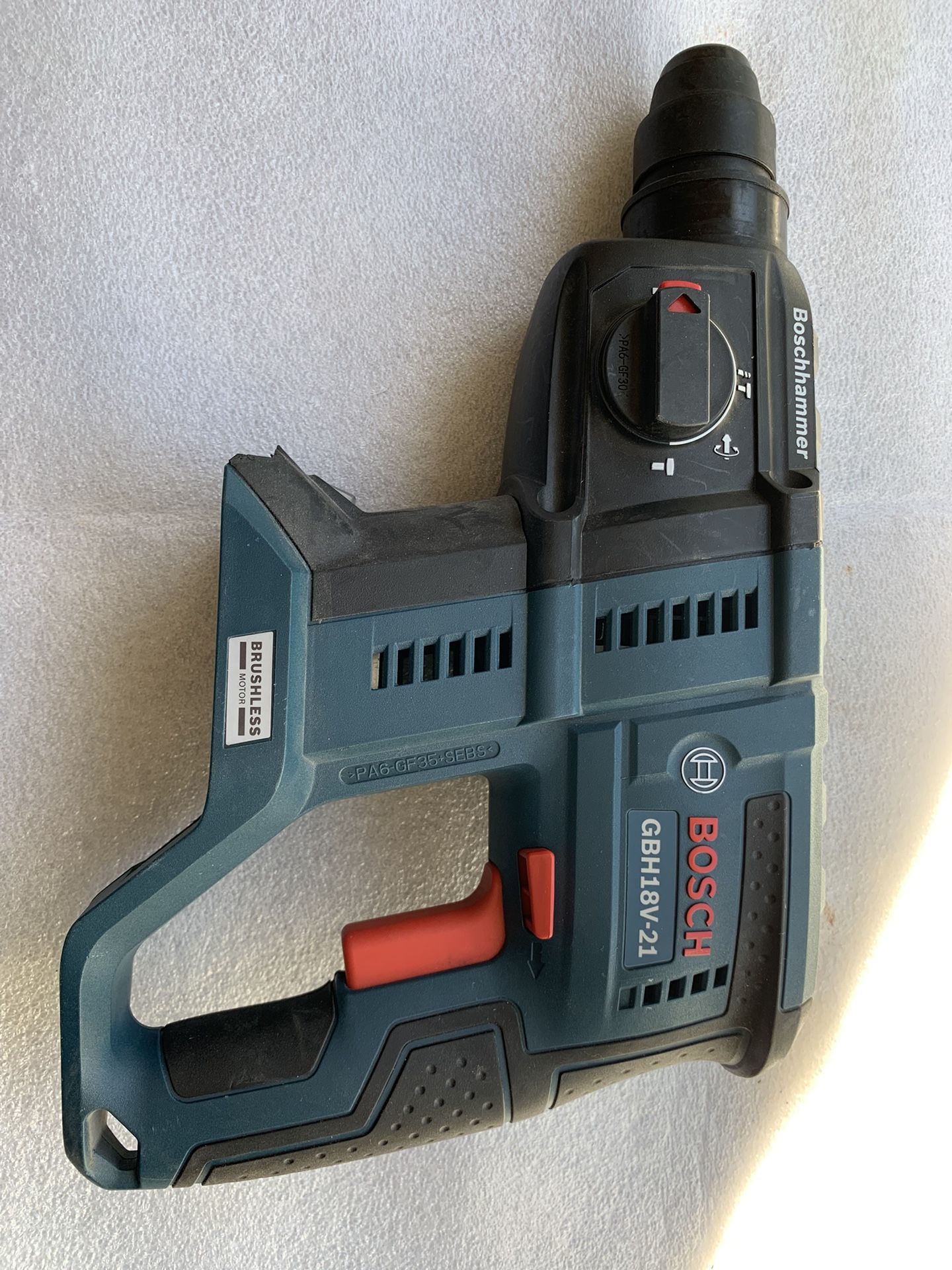 Bosch GBH18V-21N 18V Brushless SDS-plus 3/4 In. Rotary Hammer ( (Bare Tool) It brand new and working like champ  This super power tool and heavy duty 