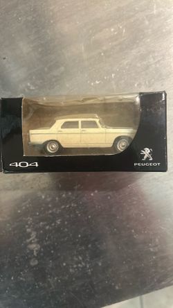 Collector Car Three Inch Scare Numbered Peugeot 404