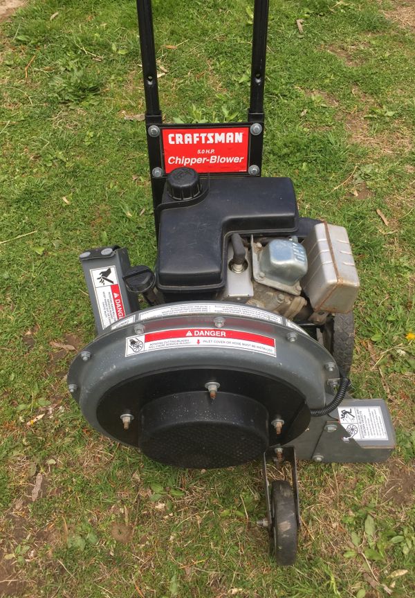 Craftsman chipper blower 5.0 H.P. for Sale in East Windsor, CT - OfferUp