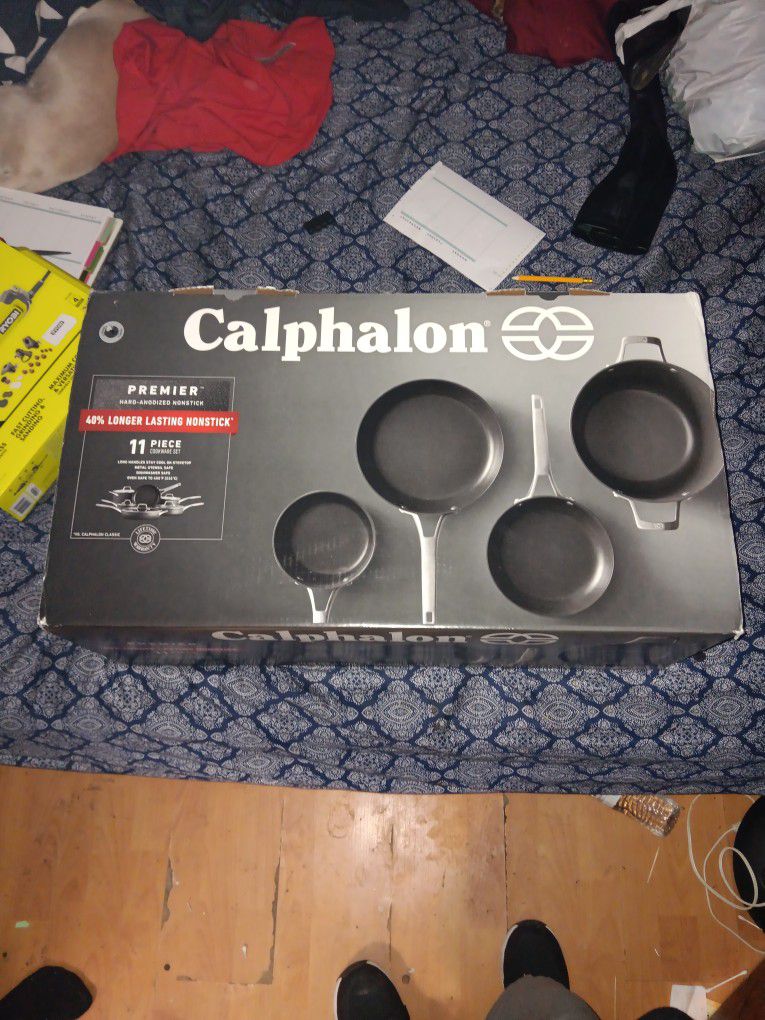 Calphalon 11 Piecefrying Pan Set.