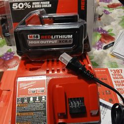 M18 RED LITHIUM HIGH OUTPUT 8.0AH  NEW