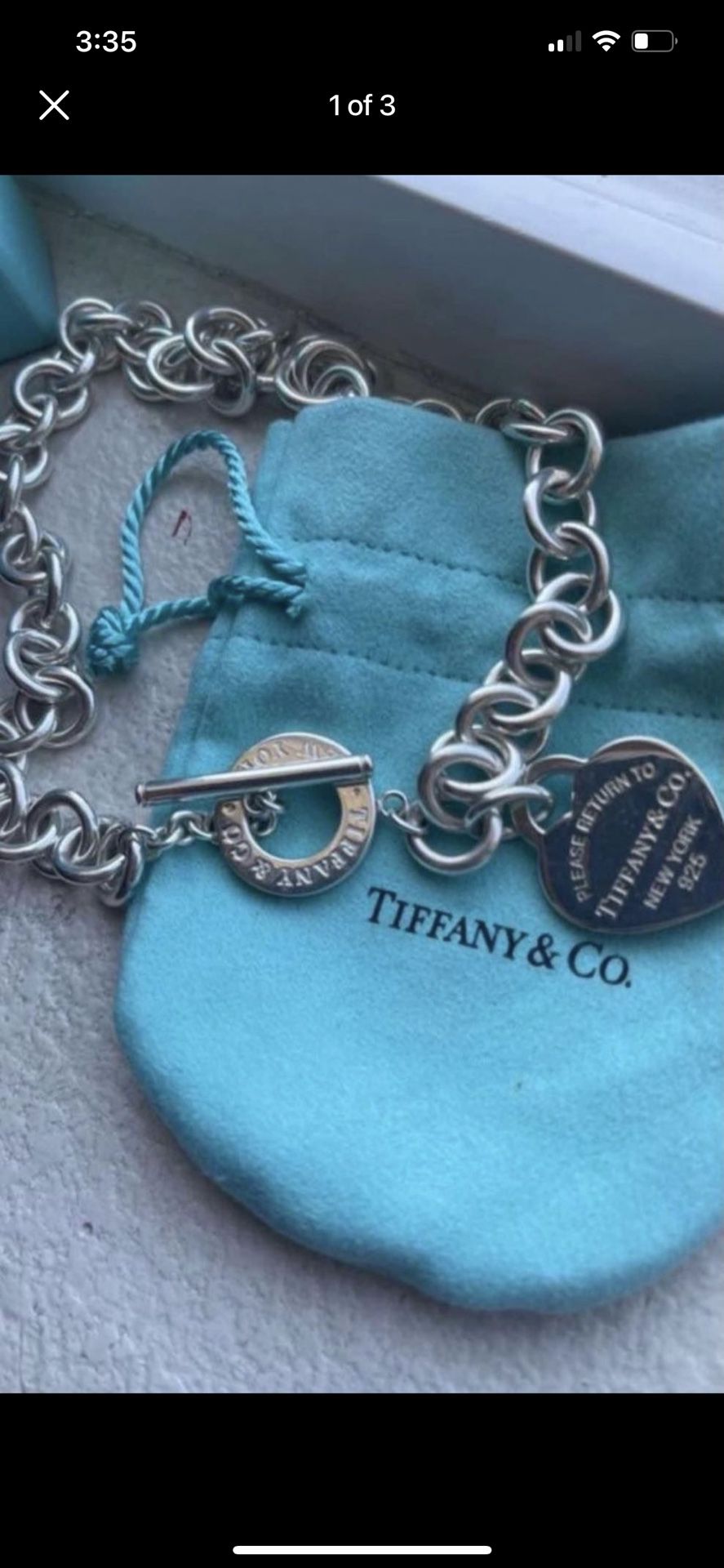 Tiffany Co Choker Necklace 