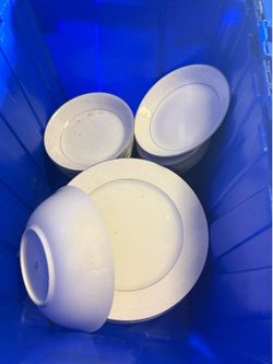 Fine china plates dining set