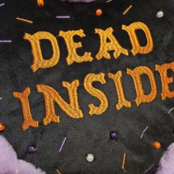 Dead Inside Decor Pillow
