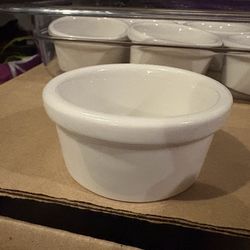 24 White Porcelain Ramekins / Soufflé Cups – Restaurant Quality