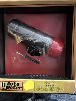 Auto Meter 3240 Pro-Lite Warning Light Black
