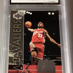 Really Nice LeBron James 2004 Upper Deck National Graded Mint 9
