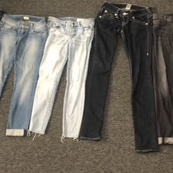 Women’s Designer Jeans Size 26/27 ( All Low Cut Waist) 