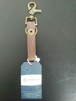 Brand new - Rustico super loop Leather key chain