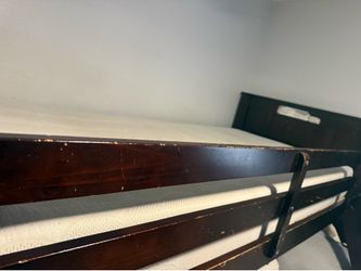 Twin bed with mattress