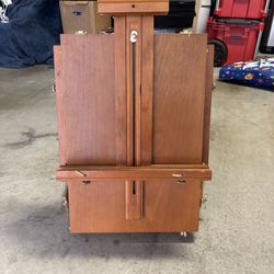 Portable Art Easel With Art Supplies 
