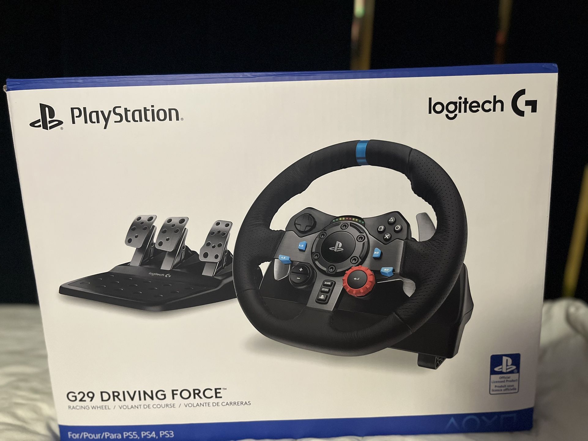Logitech Play Station Steering Wheel For Ps5/ps4 PS3
