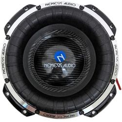 Nemesis Audio NA-8T D1 8" 1500W RMS Dual 1-Ohm Voice Coil DVC Car Subwoofer