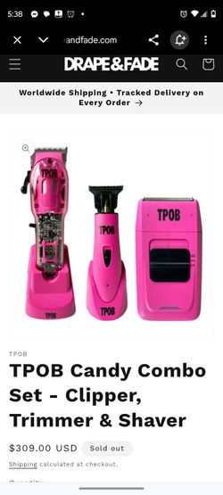 Clipper set (Pink ) 🩷