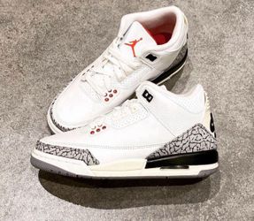 Jordan 3 “White Cement Reimagined” Sz GS 5.5, 6.5y