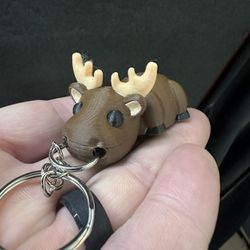 3D Printed Moose Keychain