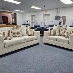 2pc Sofa And Loveseat New Cash Price $699 New 