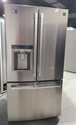 Kenmore 3-Door Stainless Steel Fridge
