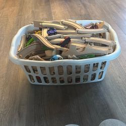 Large Wooden  Train Set