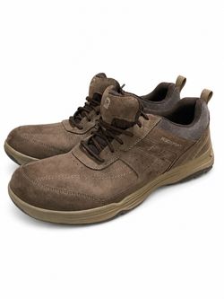 Rockport M77077 Men’s 13 M Brown Leather Walking Comfort Casual Shoes Lace Up
