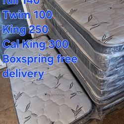 Mattress Pillow Top New 