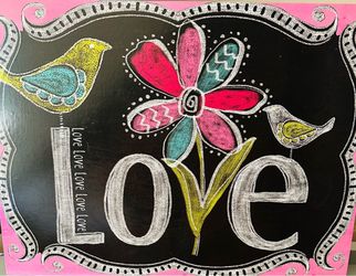 Bright colors, whimsical pictures