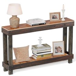 Rustic Console Table 46 Inch