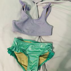 Tie-Knot Swim Top and Ruffled Bikini Swim Set for Toddler & Baby